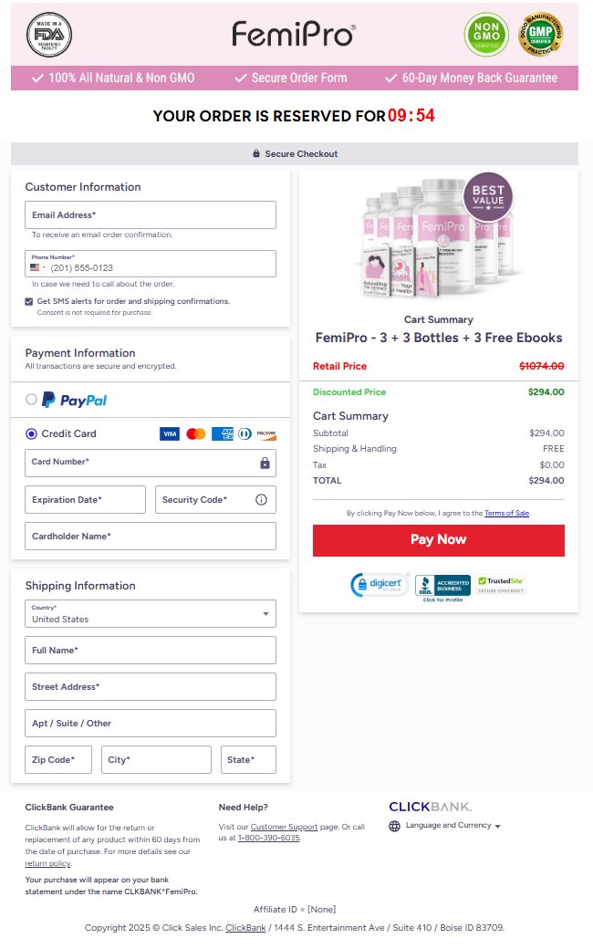 FemiPro secure payment